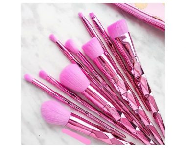 Kit de brochas rosadas
