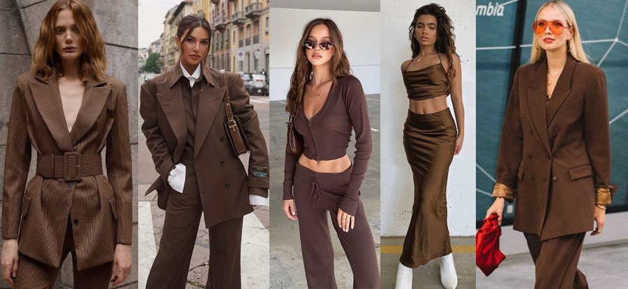 Cómo el marrón chocolate: ideas de outfits en tendencia